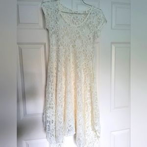 See-thru lace dress